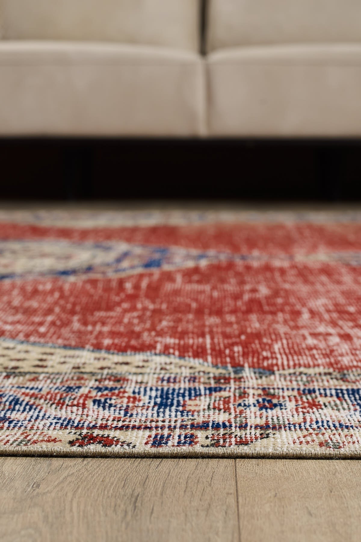Empera-Antik Halı Vintage Etnik Desenli El Dokuması Halısı E0027-4-roqelvaxirum.shop