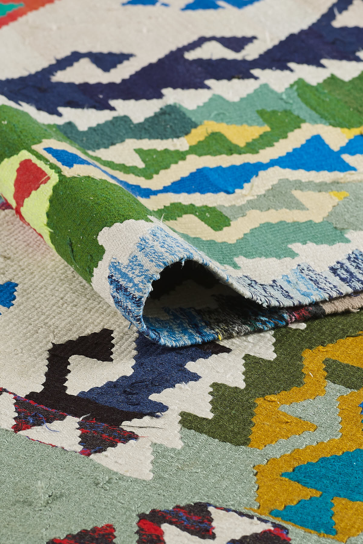Empera-Antik Kilim Anadolu Etnik Desenli El Dokuması Kilim E0526-3-roqelvaxirum.shop