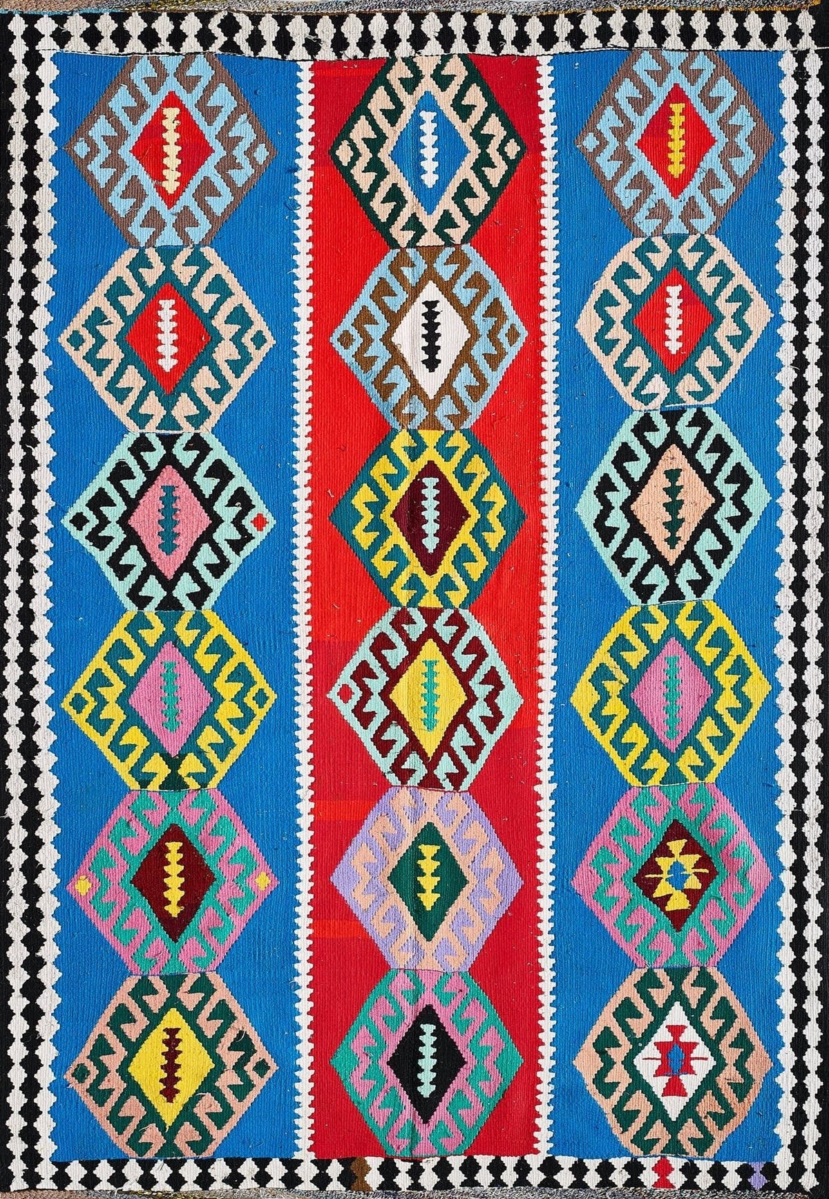 Empera-Antik Kilim Anadolu Etnik Desenli El Dokuması Kilim E0530-1-roqelvaxirum.shop
