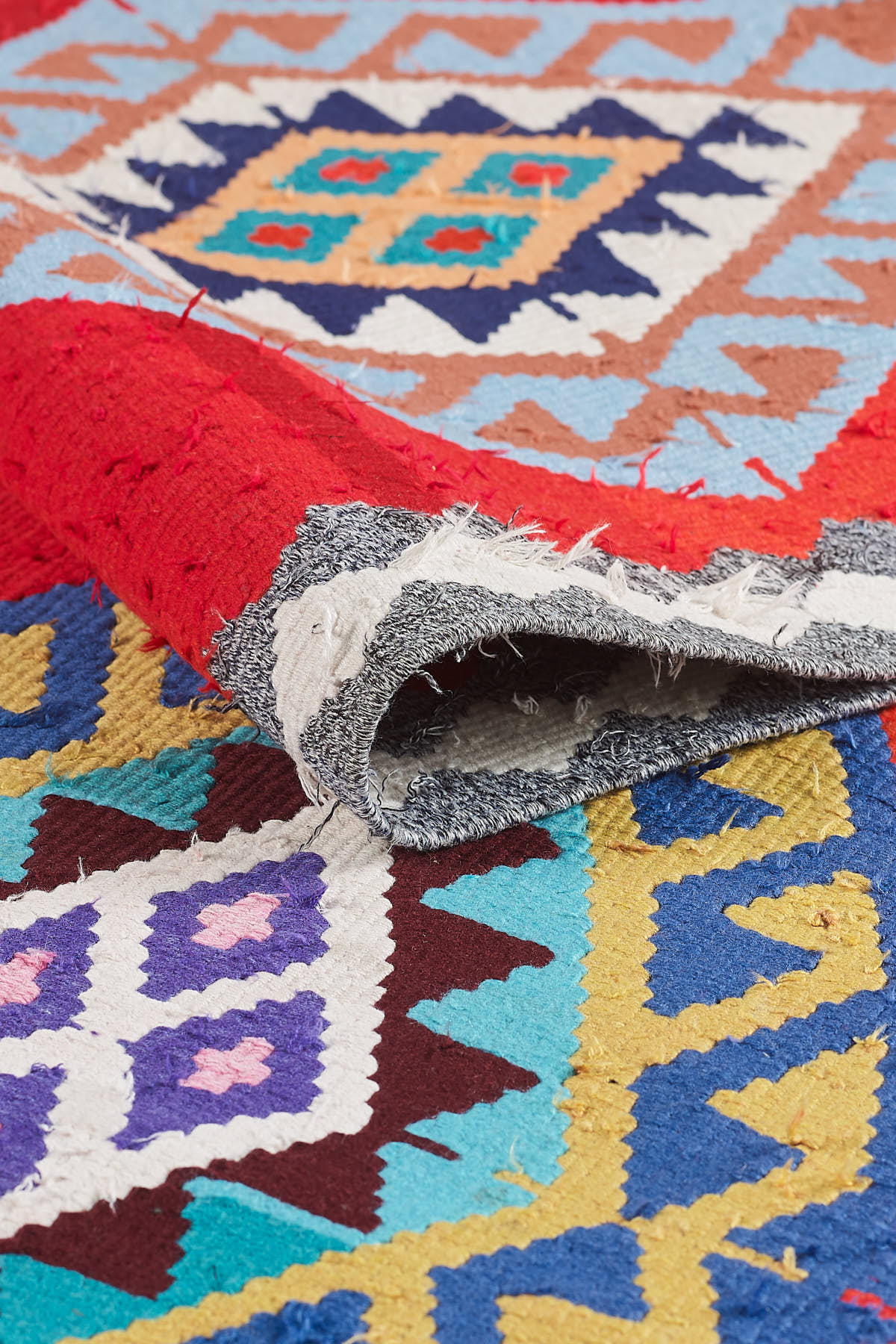 Empera-Antik Kilim Anadolu Etnik Desenli El Dokuması Kilim E0531-3-roqelvaxirum.shop
