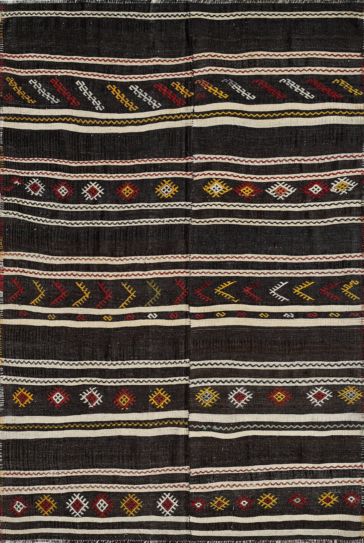 Empera-Antik Kilim Kıl Kilim Etnik Desenli El Dokuması Kilim E0505-1-roqelvaxirum.shop