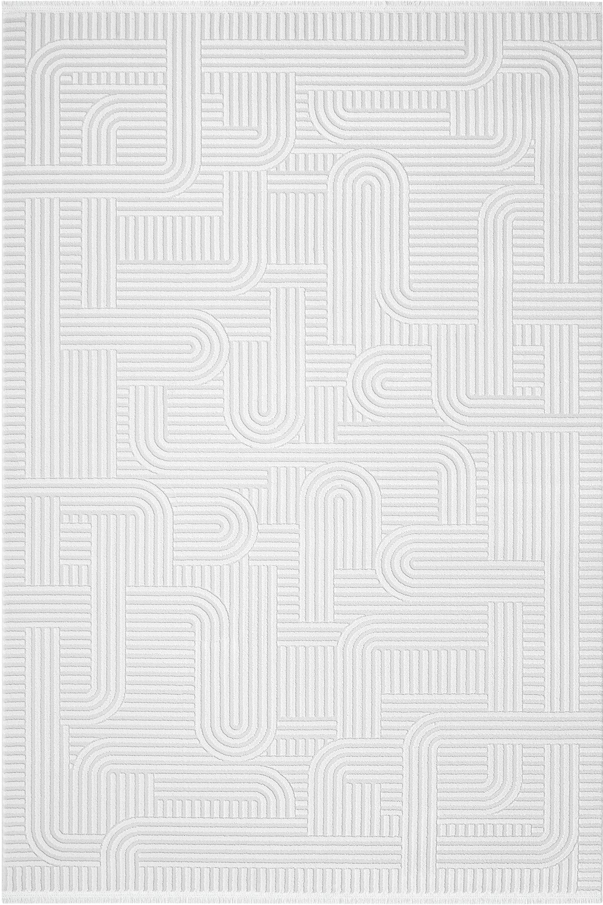 Empera-Nova Maze Modern Saçaklı Salon Halısı-1-roqelvaxirum.shop