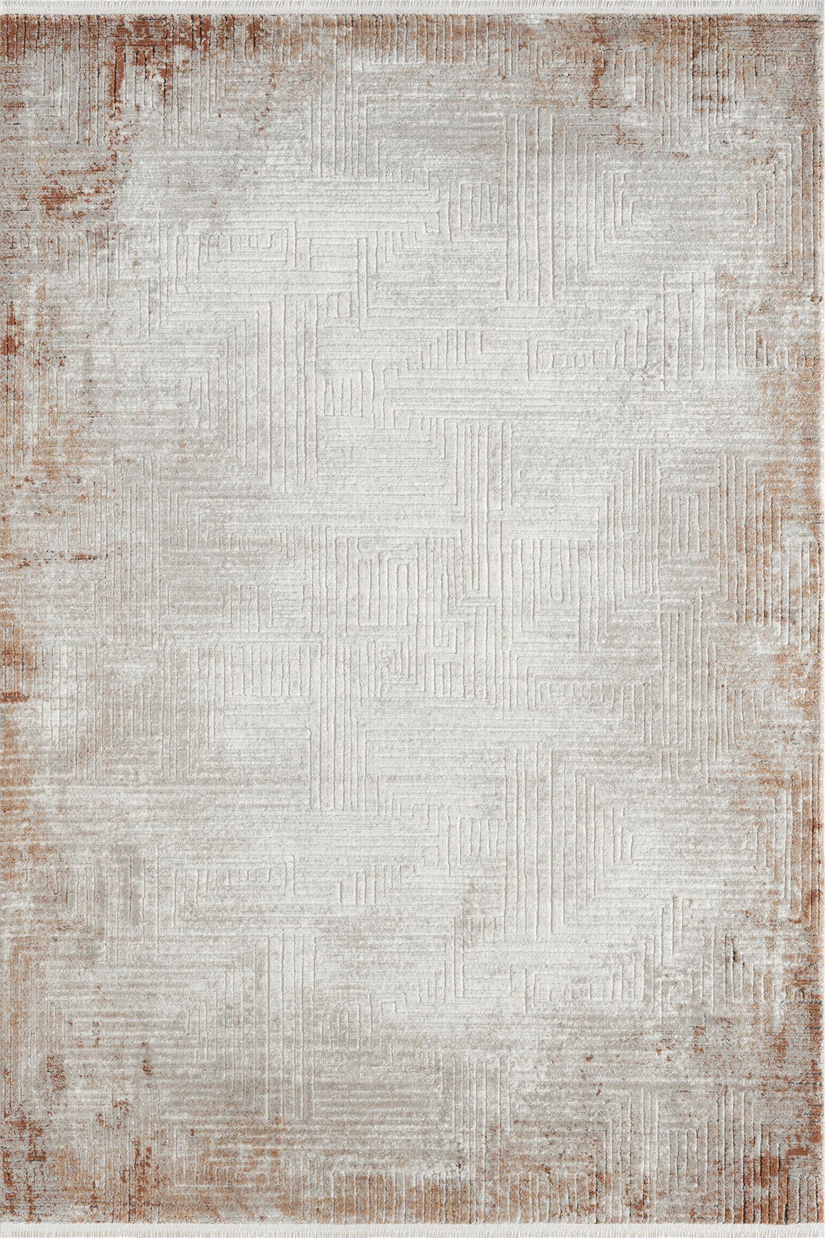 Empera-Pena Macaroon Geometrik Desenli Modern Halı-1-roqelvaxirum.shop