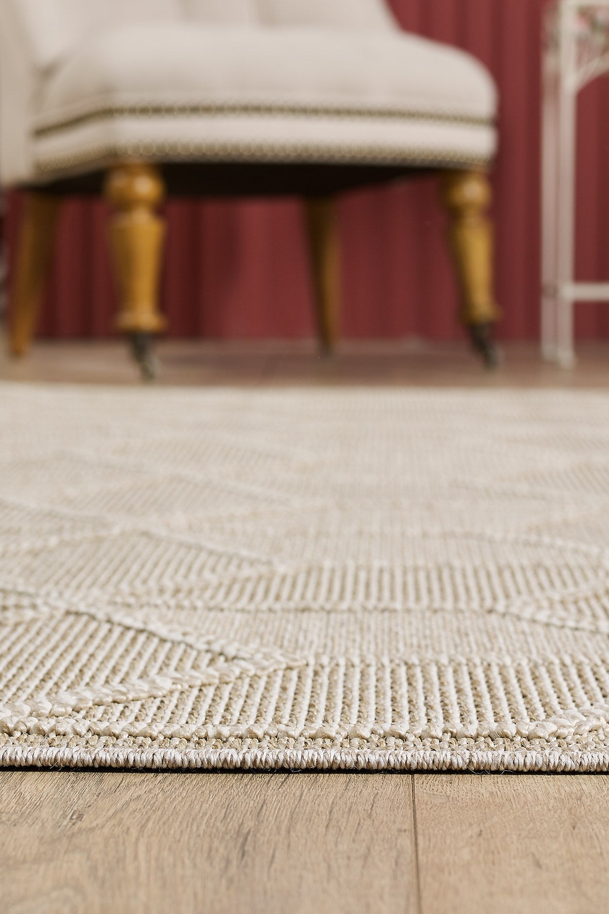 Empera-Verona Grid Bukleli Modern Toz Vermeyen Halı-4-roqelvaxirum.shop