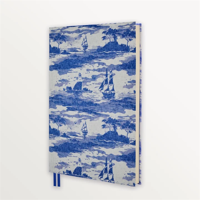 Episode-Episode To The Shore Island Sails A5 Flex Linen Notebook-DEFTER-2-roqelvaxirum.shop