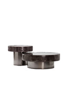 Estetik Decor-Mushroom Short Sığır Derisi Kaplama Orta Sehpa - Füme Ayna Üstlü - Krom Ayak-Orta Sehpa-3-roqelvaxirum.shop