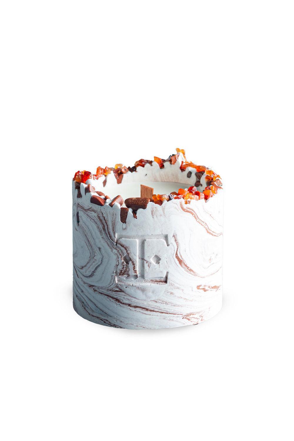 Esti Living-Mocha Dreams Taşlı Küçük Boy Mum-Mum-3-roqelvaxirum.shop
