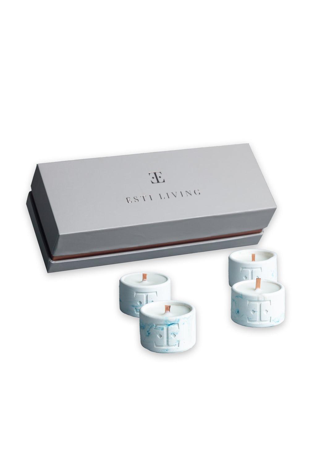 Esti Living-Ocean Wave Mini 4'lü Mum Seti-Mum-4-roqelvaxirum.shop