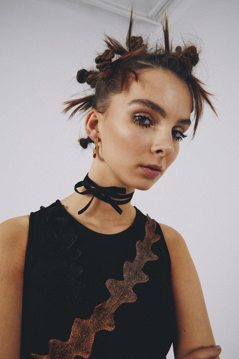 Eudoimonia-Daimon Halter Neck Crop-top-Top-1-roqelvaxirum.shop