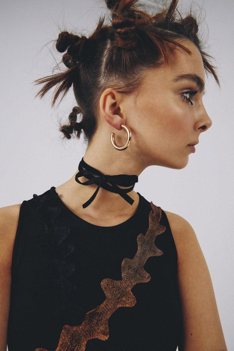 Eudoimonia-Daimon Halter Neck Crop-top-Top-5-roqelvaxirum.shop