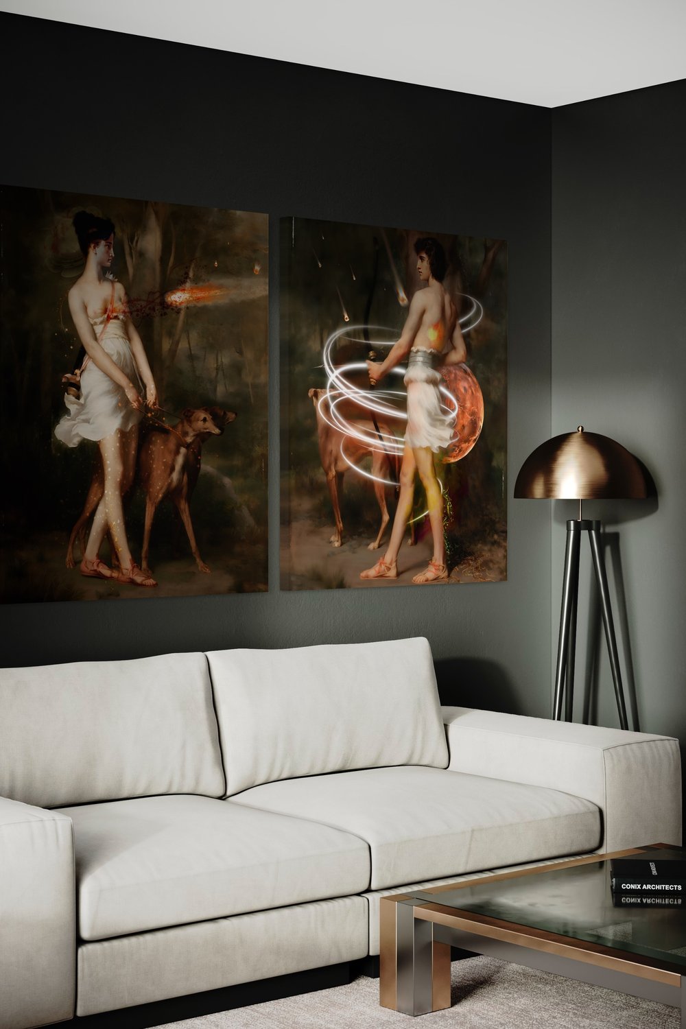 Eudoimoniart-Eros & Psyche 2'li Set-Tablo-2-roqelvaxirum.shop