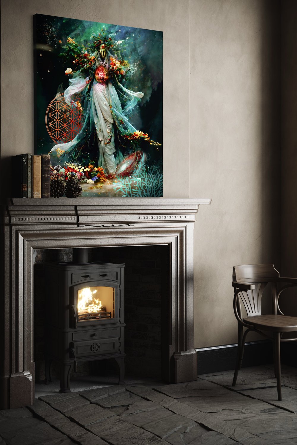 Eudoimoniart-Gold Dust-Tablo-6-roqelvaxirum.shop