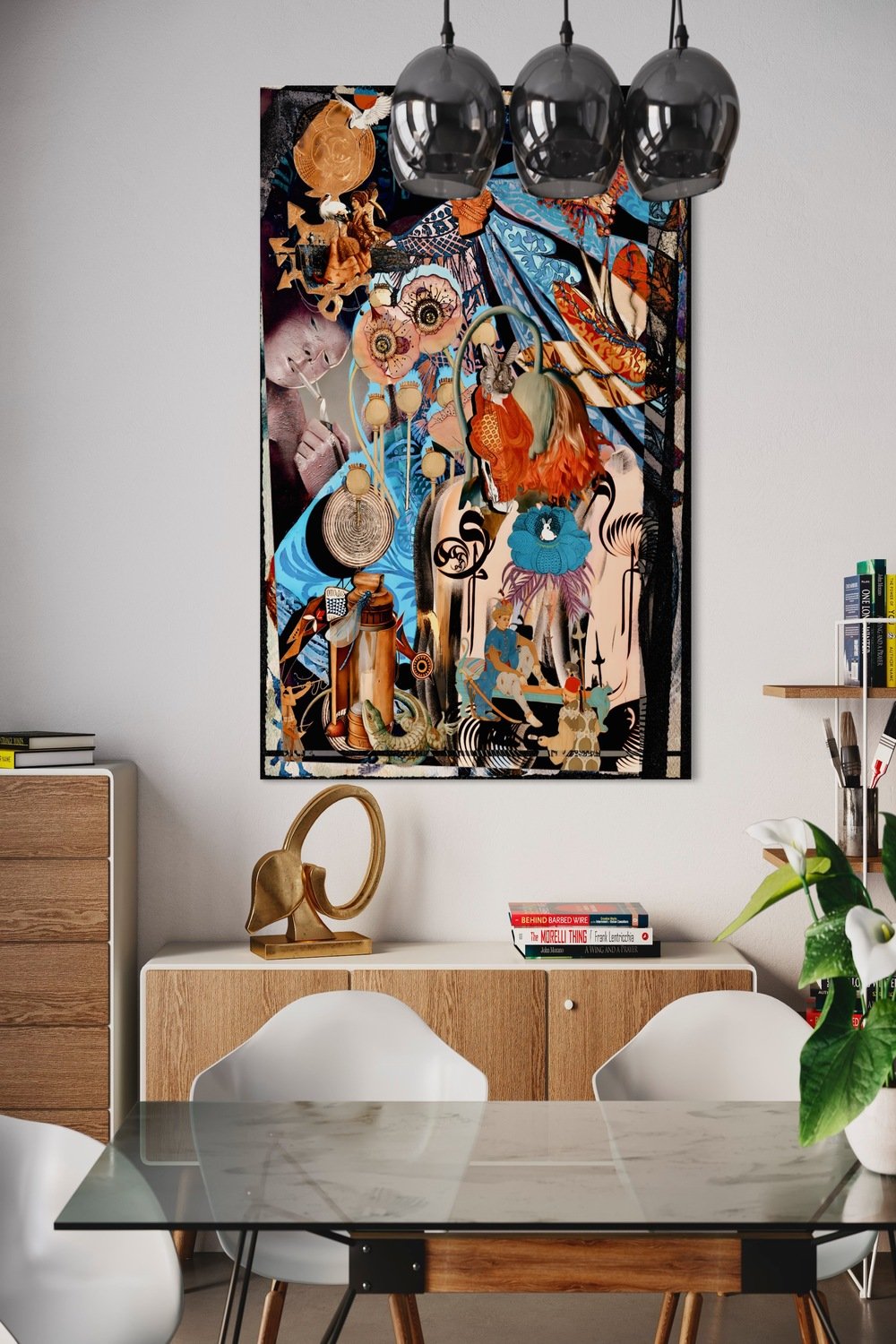 Eudoimoniart-White Rabbit-Tablo-2-roqelvaxirum.shop