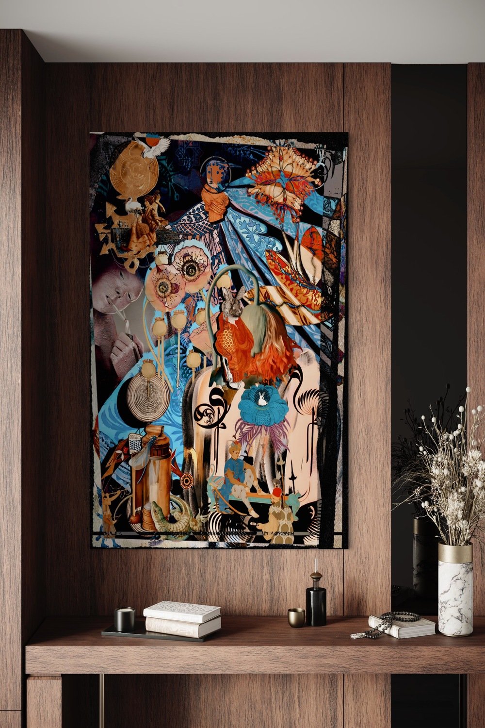 Eudoimoniart-White Rabbit-Tablo-7-roqelvaxirum.shop