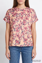 Exquise-Düşük Kollu Saten Yüzeyli Regular Çok Renkli Bluz-Bluz-6-roqelvaxirum.shop