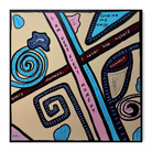 The Inner Route Tablo | 60X60Cm