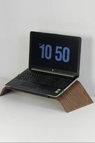 Fagus Wood-Doğal Ağaç Laptop Masa Standı ve Yükseltici Notebook Tutucu (Ceviz)-Laptop Standı-4-roqelvaxirum.shop