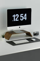 Fagus Wood-Doğal Ahşap Bilgisayar Monitörü Yükseltici Stant ve Ekran Yükseltici (Ceviz)-Biblo-5-roqelvaxirum.shop