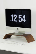 Fagus Wood-Doğal Ahşap Bilgisayar Monitörü Yükseltici Stant ve Ekran Yükseltici (Ceviz)-Biblo-7-roqelvaxirum.shop