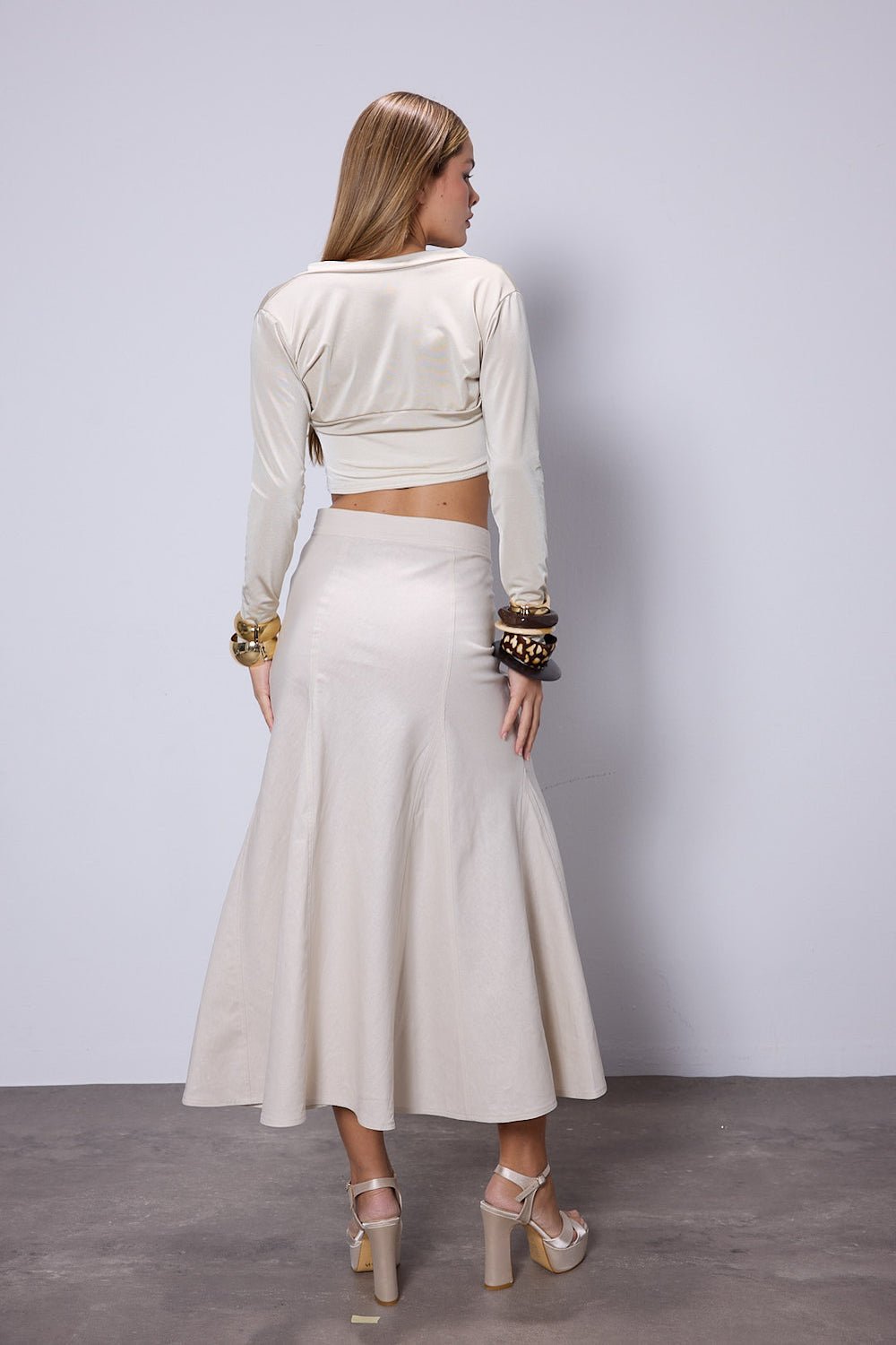 Fèe Muse-Meggy Krem Rengi Bolero-Ceket-2-roqelvaxirum.shop