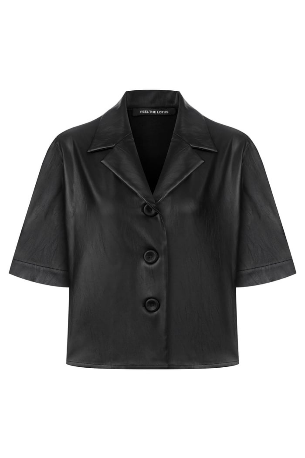 Feel The Lotus-Betty Leather Shirt-Gömlek-1-roqelvaxirum.shop