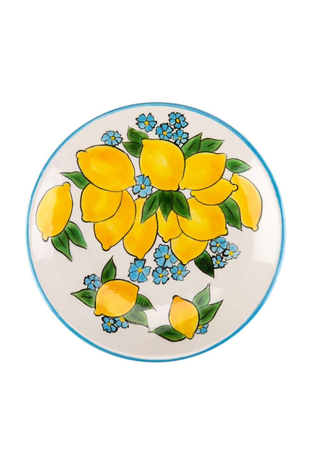 Feeling Good Inside-Amalfi Coast Collection Handmade Beyaz Zeminli Ayaklı Pasta Servisi-Sunum Aksesuarları-3-roqelvaxirum.shop