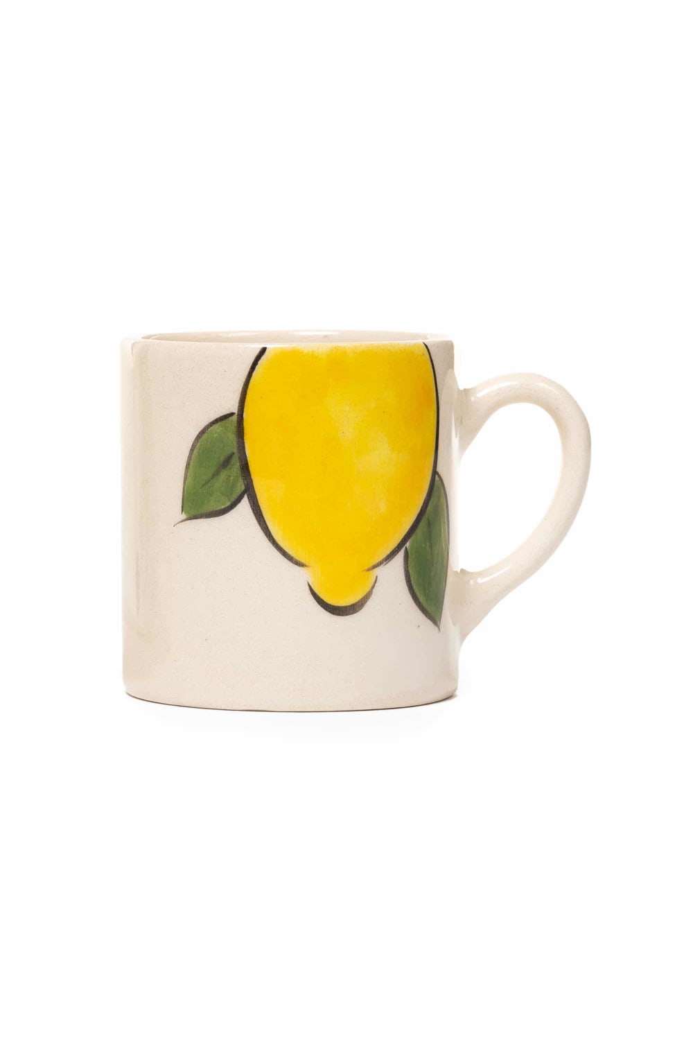 Feeling Good Inside-Amalfi Coast Collection Handmade Ceramic White Lemon Handled Coffee Set-Bardak-6-roqelvaxirum.shop