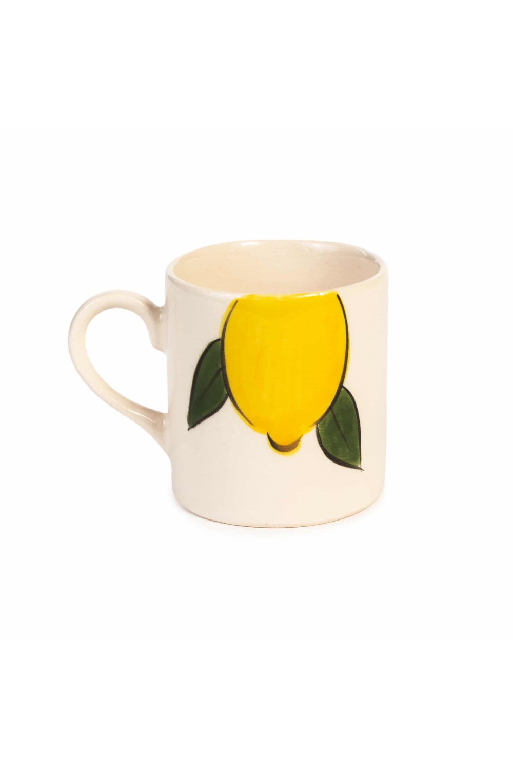 Feeling Good Inside-Amalfi Coast Collection Handmade Ceramic White Lemon Handled Coffee Set-Bardak-7-roqelvaxirum.shop