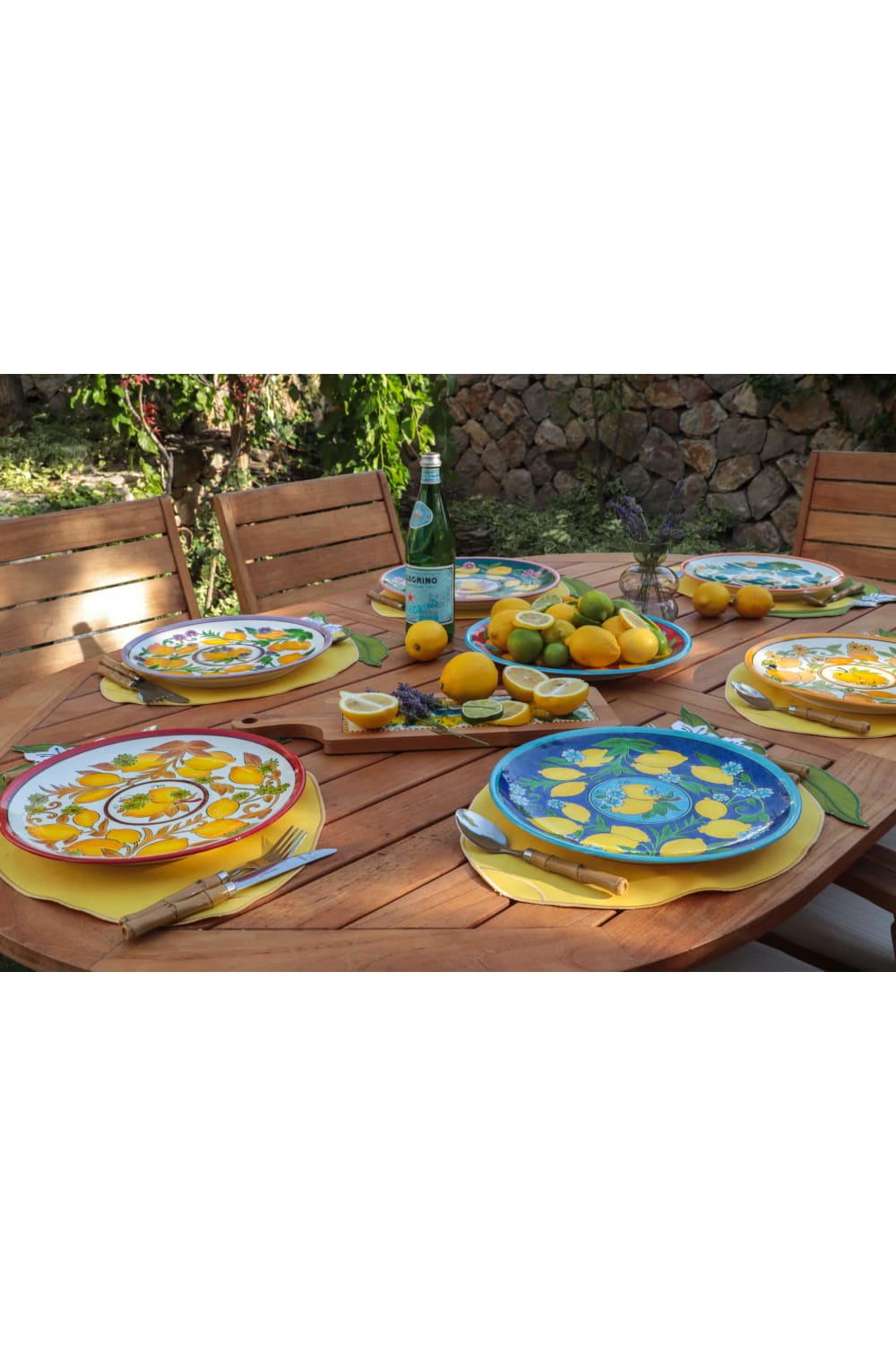 Feeling Good Inside-Amalfi Coast Collection Handmade Seramik Pembe Yemek Tabağı-Tabak & Kase-3-roqelvaxirum.shop