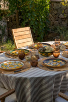 Feeling Good Inside-Amalfi Coast Collection Seramik Çam Yeşili 22 Cm Tabak Golden Fall-Tabak & Kase-3-roqelvaxirum.shop