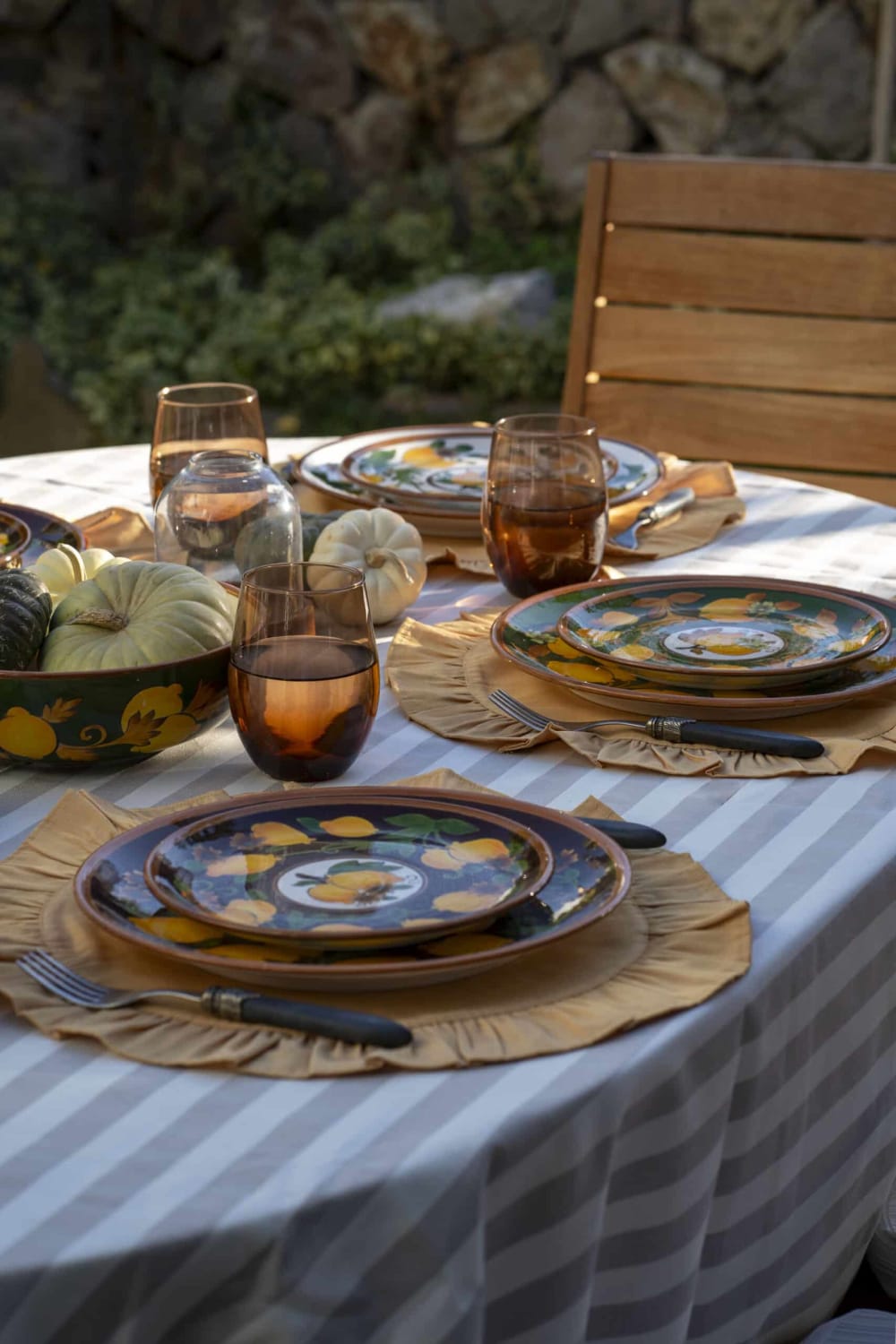 Feeling Good Inside-Amalfi Coast Collection Seramik Koyu Hardal 22 Cm Tabak Golden Fall-Tabak & Kase-5-roqelvaxirum.shop