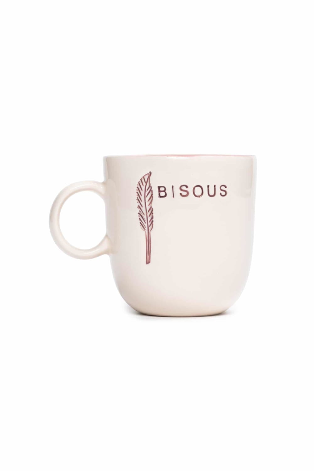 Feeling Good Inside-Bisous Kulplu Pembe Mug – L’amour Paris-Bardak-2-roqelvaxirum.shop