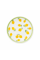 Feeling Good Inside-Lemon Splash Collection Handmade Ceramic Çok Limonlu Pasta Tabağı-Tabak & Kase-1-roqelvaxirum.shop