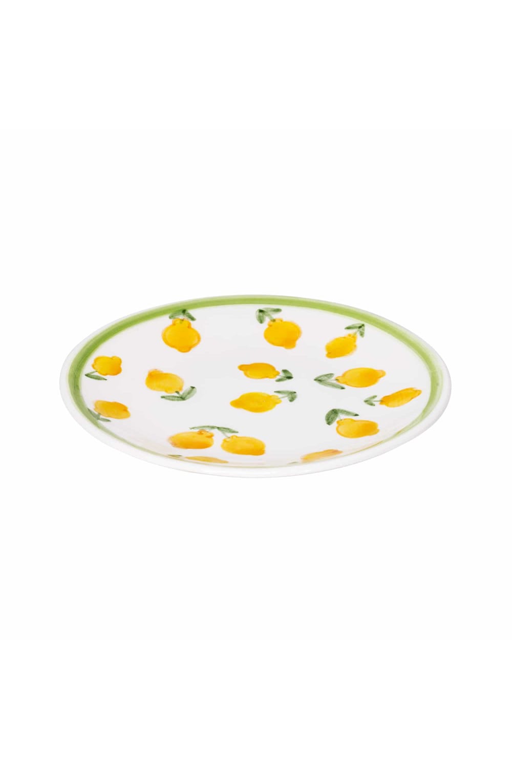 Feeling Good Inside-Lemon Splash Collection Handmade Ceramic Çok Limonlu Pasta Tabağı-Tabak & Kase-2-roqelvaxirum.shop