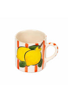 Feeling Good Inside-Orange Lemon Line Handled Coffee Set-Bardak-5-roqelvaxirum.shop