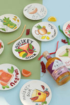 Feeling Good Inside-Pop-up Cocktail Collection Handmade Seramik Whiskey Sour Kokteyl Tabağı-Tabak & Kase-3-roqelvaxirum.shop