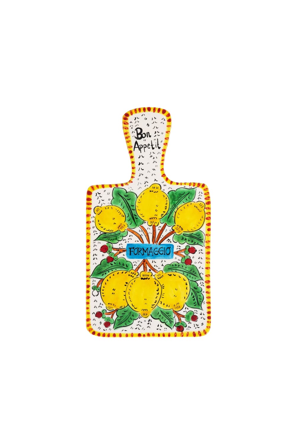 Feeling Good Inside-Sicilian Lemon Collection Handmade Seramik Peynir Sunum Tabağı-Sunum Aksesuarları-1-roqelvaxirum.shop