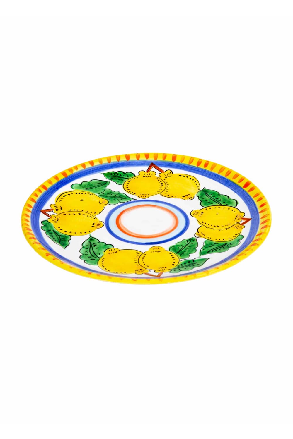 Feeling Good Inside-Sicilian Lemon Collection Handmade Seramik Yemek Tabağı-Tabak & Kase-2-roqelvaxirum.shop