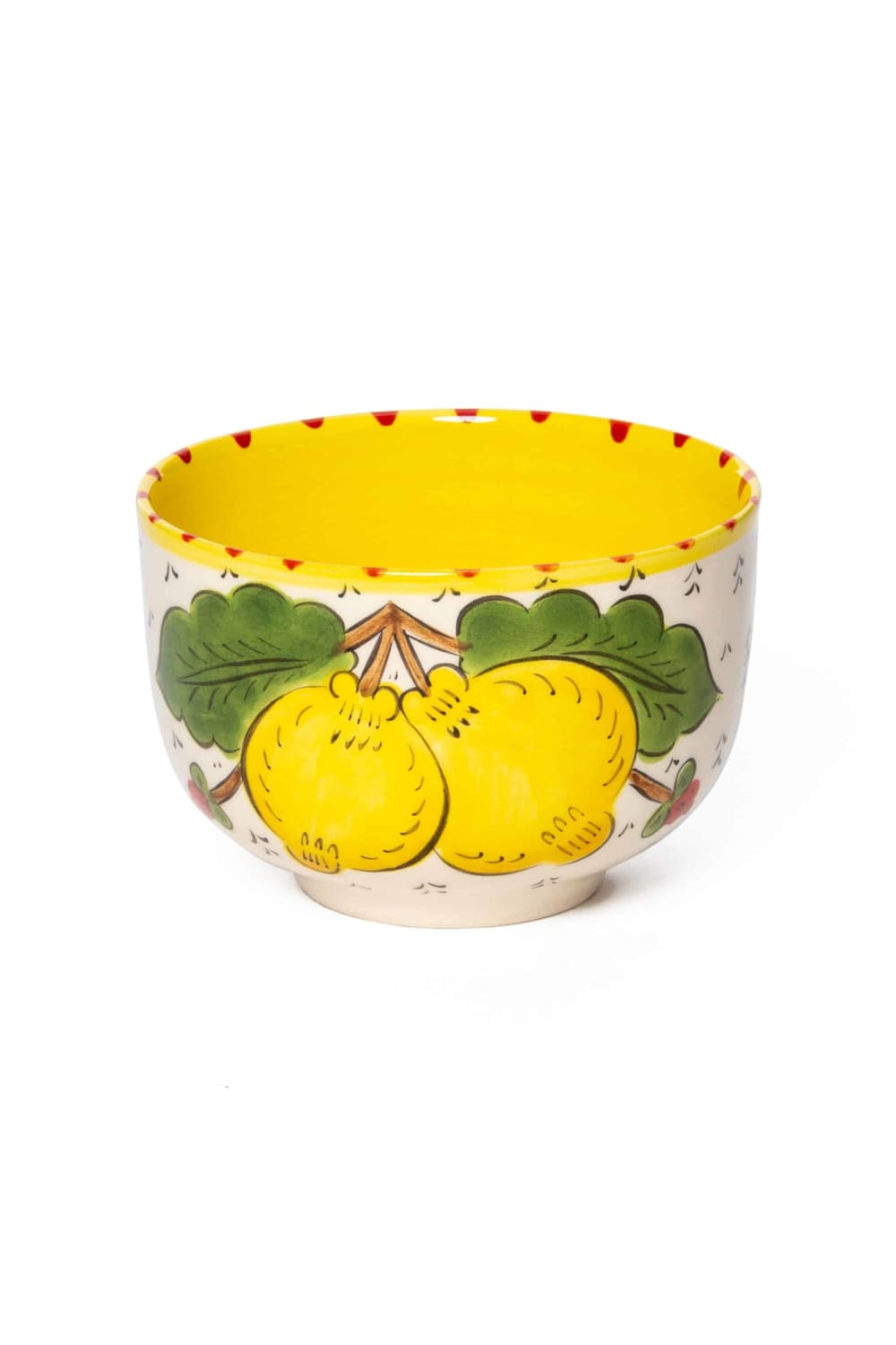 Feeling Good Inside-Sicilian Lemon Handmade Handmade Seramik Mini Bowl-Tabak & Kase-1-roqelvaxirum.shop