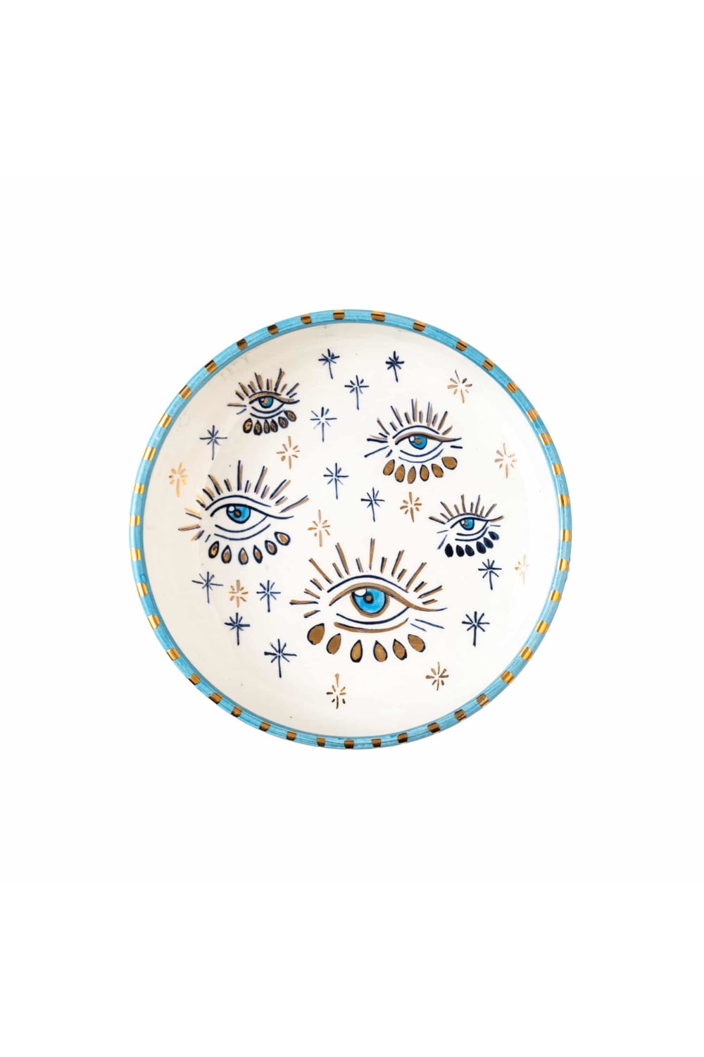 Feeling Good Inside-Signature Eye Handmade Ceramic Ayaklı Pasta Tabağı-Sunum Aksesuarları-3-roqelvaxirum.shop