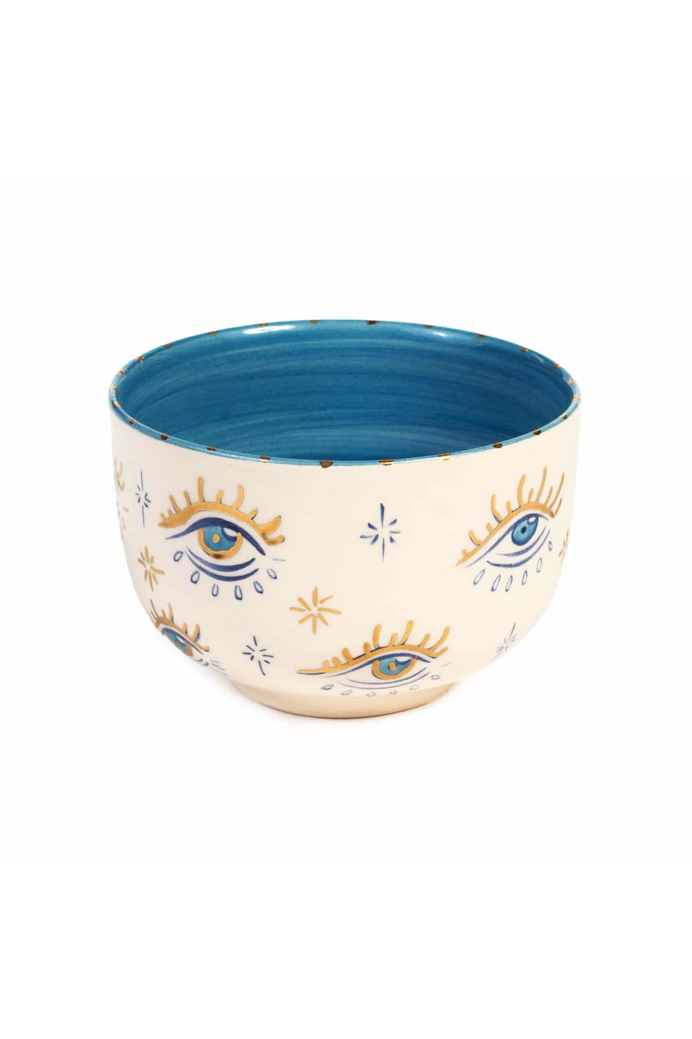Feeling Good Inside-Signature Eye Handmade Ceramic Bowl-Tabak & Kase-1-roqelvaxirum.shop