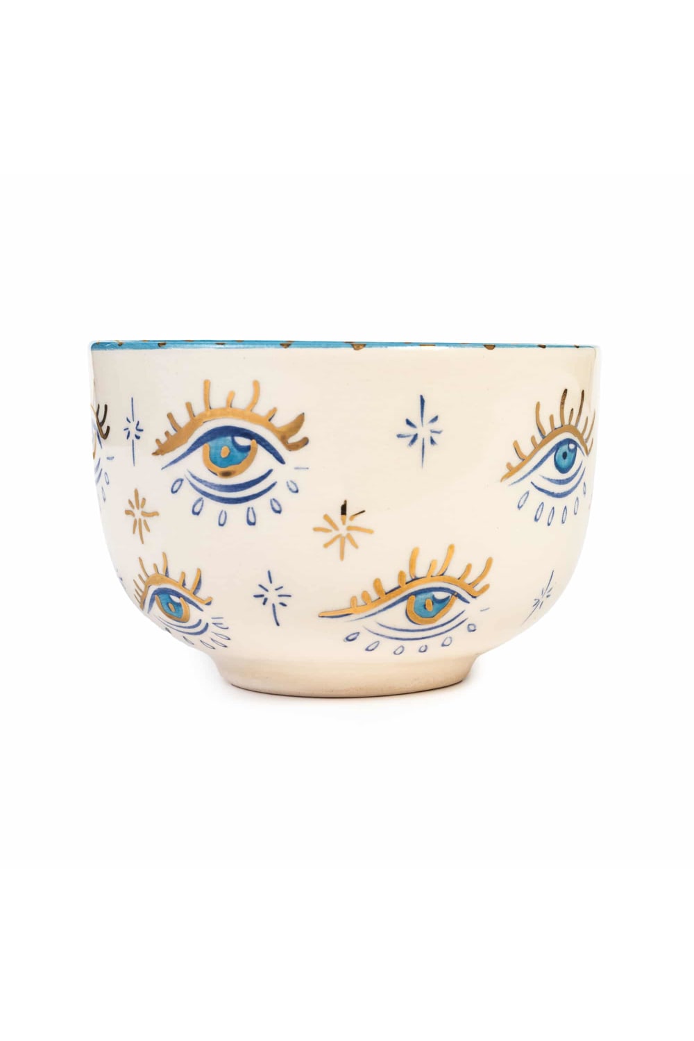 Feeling Good Inside-Signature Eye Handmade Ceramic Bowl-Tabak & Kase-2-roqelvaxirum.shop