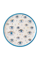 Feeling Good Inside-Signature Eye Handmade Ceramic Yemek Tabağı-Tabak & Kase-1-roqelvaxirum.shop