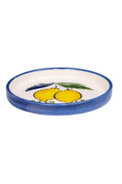 Feeling Good Inside-Sorrento Lemon Collection Handmade Seramik Mavi Mini Tabak-Tabak & Kase-2-roqelvaxirum.shop