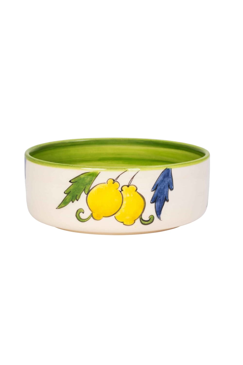 Feeling Good Inside-Sorrento Lemon Collection Handmade Seramik Yeşil Midi Kase-Tabak & Kase-1-roqelvaxirum.shop