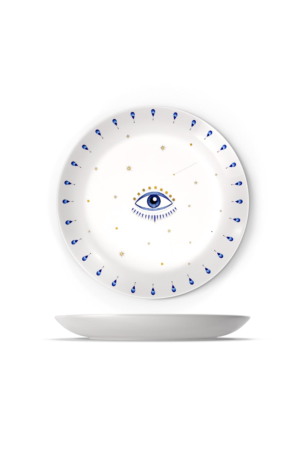 Fern&Co-Spirit Eye Collection Çukur Yemek Tabağı-Tabak & Kase-1-roqelvaxirum.shop