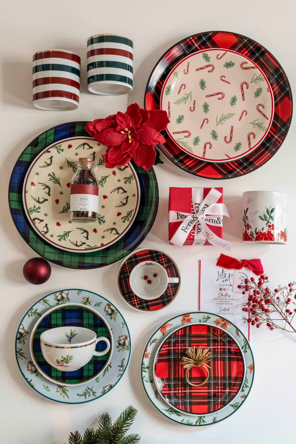 Fern&Co-Wintertale Collection Yemek Tabağı-Tabak & Kase-3-roqelvaxirum.shop