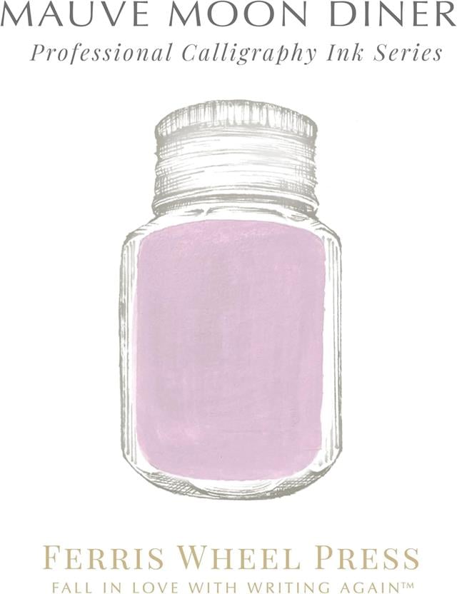 Ferris Wheel Press-Mauve Moon Diner Kaligrafi Şişe Mürekkep 28 Ml-Şişe Mürekkep-6-roqelvaxirum.shop