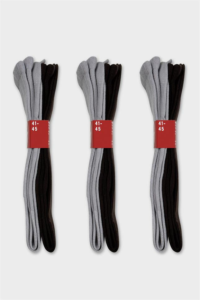 Fifty Pieces-6'lı Kahverengi Gri Favorite Çorap-Çorap-2-roqelvaxirum.shop