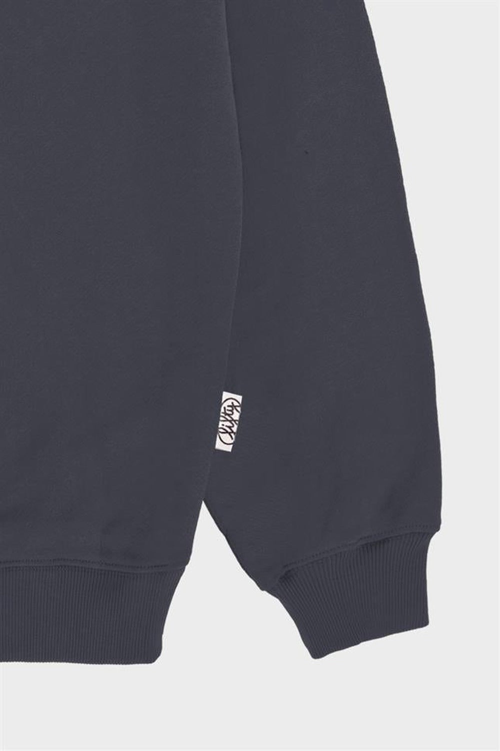 Fifty Pieces-Antrasit Düşük Omuzlu Sırt Baskılı Hoodie-Sweatshirts & Hoodies-11-roqelvaxirum.shop